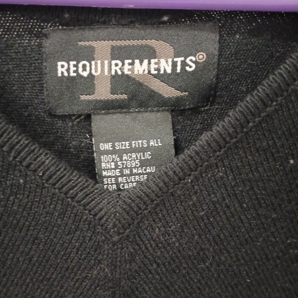 Requirements black poncho - Picture 4 of 4